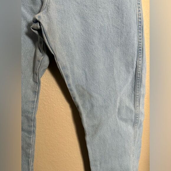 Vintage Y2K Wrangler Cowboy Cut Jeans Sz 27 Tall Light Wash‎ High Rise - Picture 4 of 10